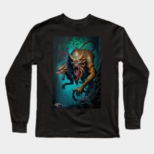 Demogorgon D&D Monster Graffiti Long Sleeve T-Shirt